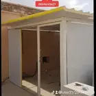 خيام ملكي مجالس سندوتش بنال مظلات قماش تسوير شينكو خشب