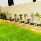 تنسيق حدائق القصيم ثيل طبيعي وشبكات الري