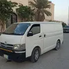 Toyota hiace for rent with driver available اليجار