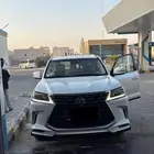 جيب لكززس LX 2021 ابيض داخلي بيج