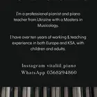 piano teacher. lessons in Riyadh