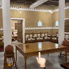 كراسي حديد كراسي خشب مع طالة غطاء