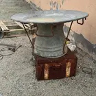 صحن كرسي نحاس وقدر نحاس ثراث قديم