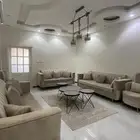 كنب مع طاوله وسجاد