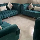 كنب للبيع 10 اشخاص شبه جديد