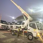 رافعة كورية مقاس 21 متر مع السياره