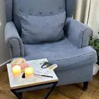 كنب رمادي مفرد