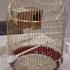 قفص عصافير جديد مع معلاقه ومنزل مافيه اي عيوب
