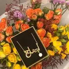 سلسال هديه جميله ب إسمك بديل الذهب