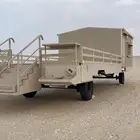 دكة سحب مع مطبخها