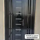 ابواب خشب وحديد