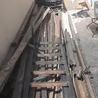 ابواب حديد شبابيك المنيوم تيوبات حديد. طول 6 سماكه 60 30