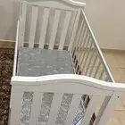 سرير اطفال ابيض الجبيل البلد