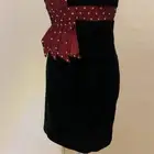 فساتين سهرات ميد لونين اسود مع كحلي واسود مع عنابي