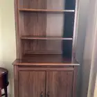 دولاب كتب مع تخزين