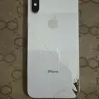 للبيع ايفون اكس مكسور خلفيه شوي