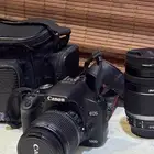 كاميرا كانون 500 D مع عدسه إضافيه