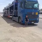 ناقله البيع جاهز عل تحمل تحمل 8سيارت طول 21 متر كفرات جديده
