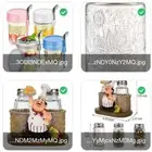 برطمانات حاويات علب زجاجية للتوابل والقهوة والرز