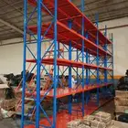 يوجد لدينا رفوف مستودعات وسوبر ماركت