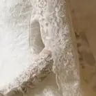 فستان عروس فستان زفاف دانتيل تصميم خاص الطرحه كعب جيبون