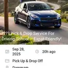 pick drop serivce school office avible