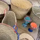 زنابيل وتراثيات وبساط ومشغولات خوص جملة وتفريد