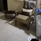 كنب فخم كبيرة الكبيرة 3والصغيرة4زالكرسي حبه والدائرة حبة