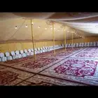 تجهيز مخيمات في مهرجان الملك عبدالعزيز لابل