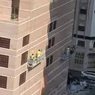 جندولات وحمانيات وعصنصيرات لتنضيف القزاز للاجار الشهري