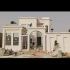 ديكورات خارجيه والياسه ملونه بلاسمنت الأبيض