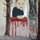 لوحة كانفس جدارية رسم يد