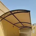 يوجد لدينا تركيب مظلات مواقف وتركيب غرف سندوتشات بنل