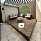 جلسات خارجية مظلات سواتر برجولات