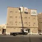 كرين سله رفع عمال رفع لوحات رفع خزان تركيب حروف تركيب عمدان