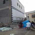ديكورات خارجيه والياسه ملونه بلاسمنت الابيض وكسررخام اصباني