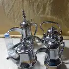 طقم دلال واباريق صناعة كورية ستاليس ستيل اصدار قديم