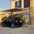 مظلات سيارات نقل فك تغير قماش تركيب سواتر تركيب جديد