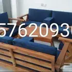 كراسي خشب حديد كله في مرجيحه مدوره زحليقه انجيلا مطاطه