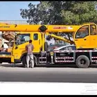 كرين 7طن باسكت طول البوم 26 متر للايجار اليومي والشهري