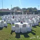 تاجير كراسي وطاولات وكراسي شفاف جلسات شعبيه الازرق وكنب