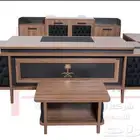 مكتب مودرن و كراسي و طاولات. دولاب و كنب