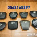 اغطية ايرباقات افلون وكامري 2018-2024 خامة وكالة مصدومه