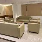 جديد اثاث كنب مكتبي جلد فخم و طقم كنبات وطني تفصيل في ورشة