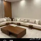 كنب جديد تفصيل خشب ماليزيا سويدي وطني