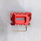 غطاء مفتاح المنيوم رانجلر جي ال الون الاحمر