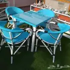 عروضنا ع الطاولات وكرسي الخارجيه 700ريال 4 كرسي وطاوله لمدة