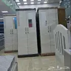 Twodoor cabinet maybe iron cabinet nightstand permit maybe a