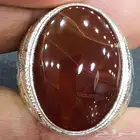 خاتم عقيق يماني كرزي مزعفر