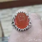 خاتم عقيق يماني قبه كابشون